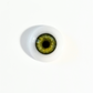 18mm to 22mm Half Round Resin Doll Eyes ~ Glass - Like ~ For Reborn Dolls ~ Realistic Iris Green 03